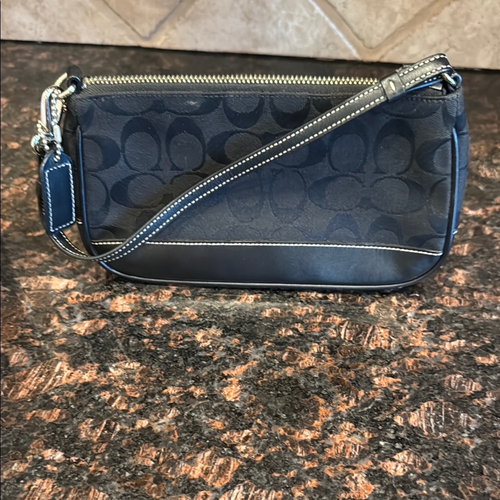 Coach Midnight Blue Wristlet